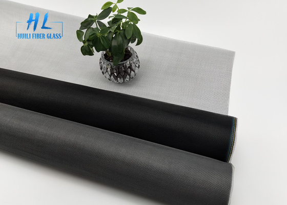 Màu đen 20 * 20 Lưới Kích thước 130G Màn hình bay được trang bị cho cửa ra vào