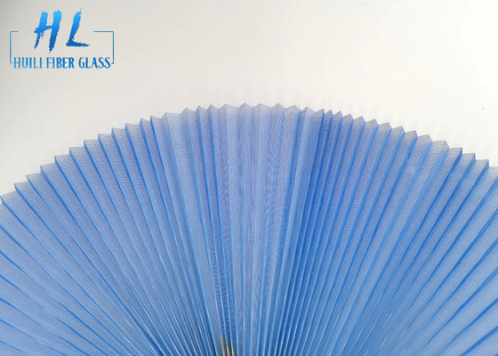 Màn hình côn trùng Plisse PP / PE 20 * 20 cho cửa màn hình xếp li